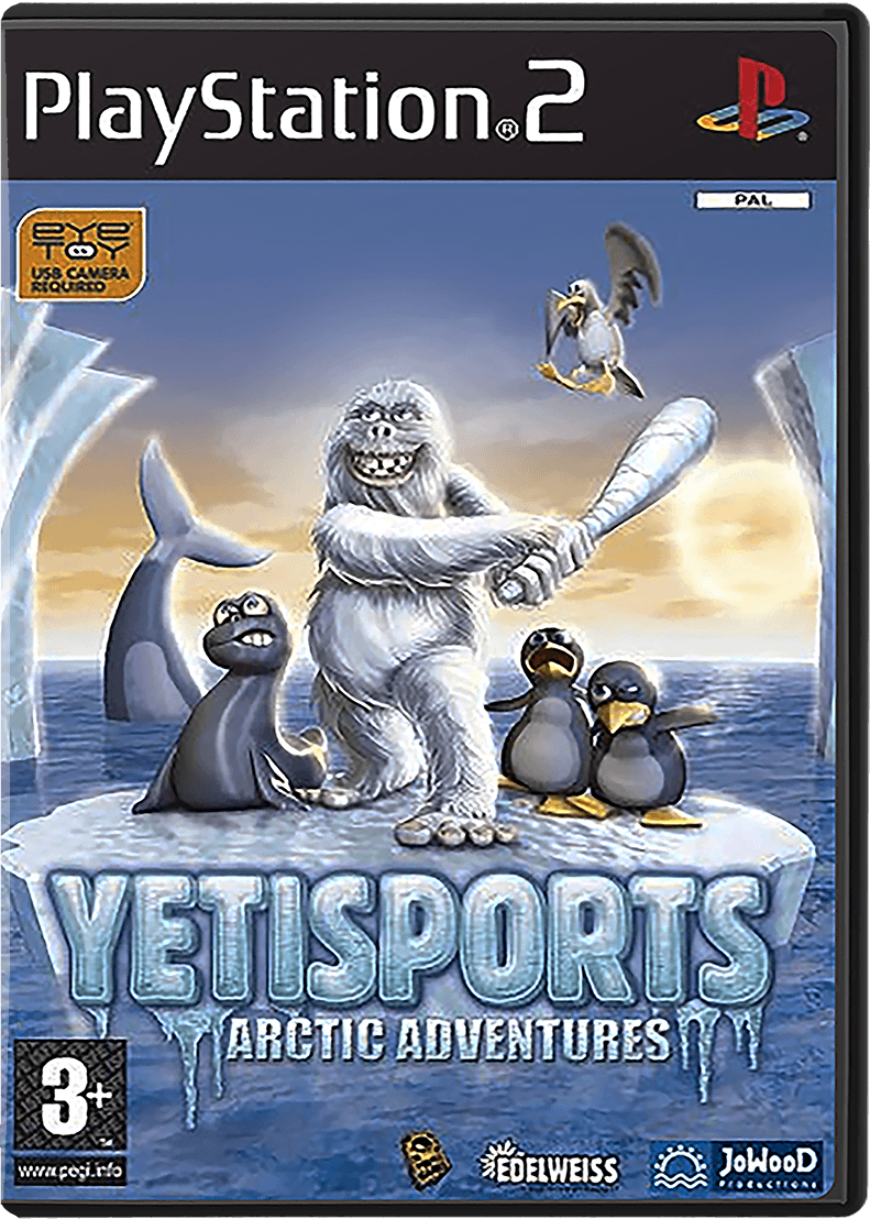 YetiSports Arctic Adventures box art for Playstation 2